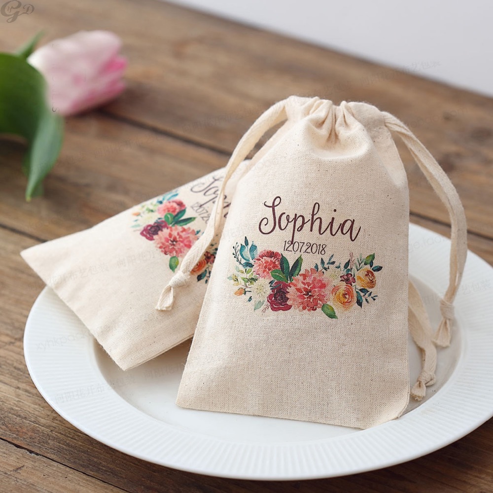 Baby Zebra Clothing - 100pcs Custom Name Logo Wedding Birthday