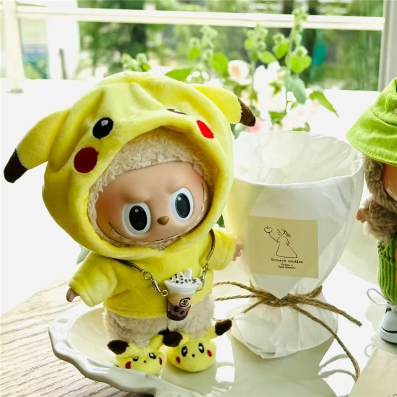 15 17cm For Labubu Doll Cartoo - Baby Clothing 评论和价格