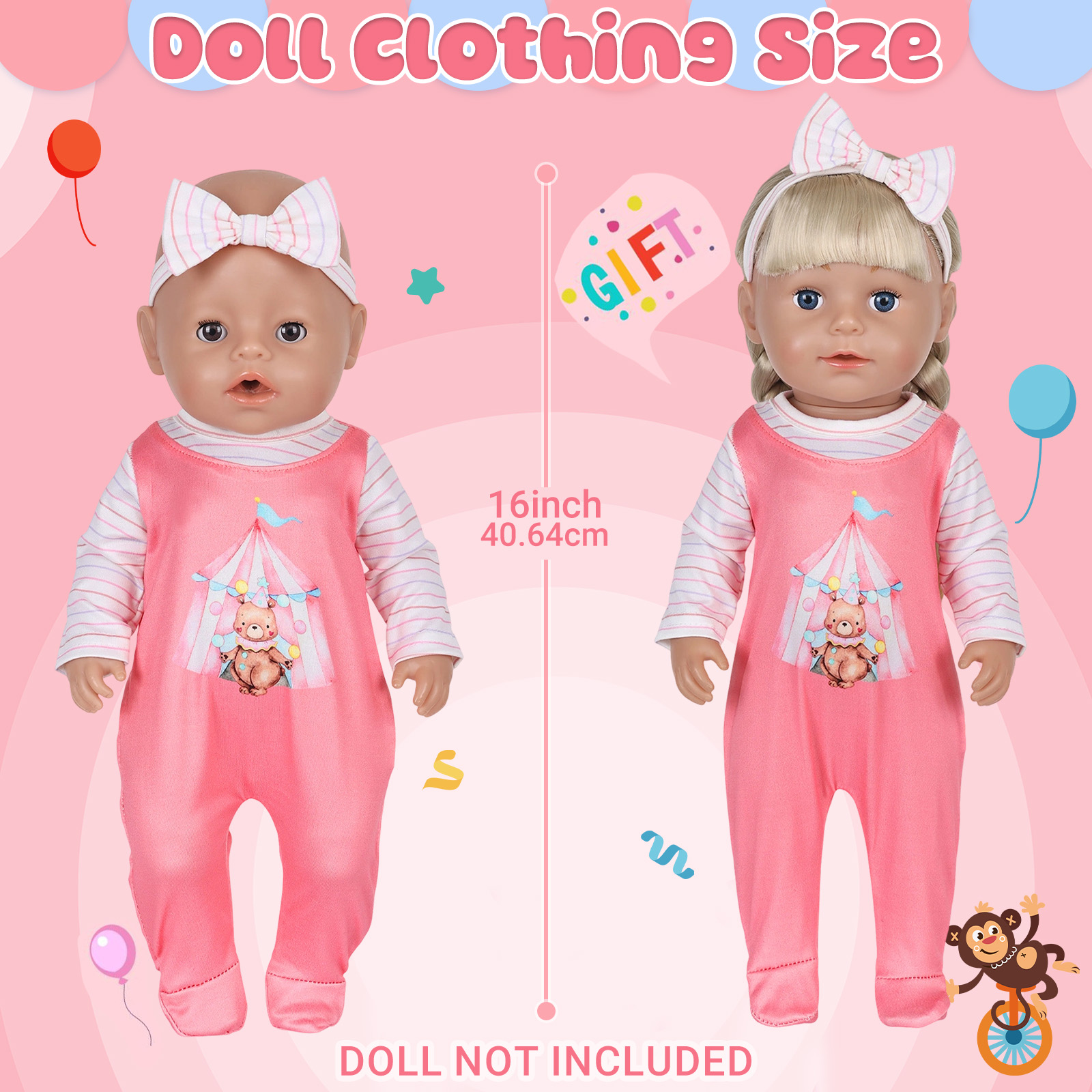Doll Clothes for 16-18inch 40- - Baby Clothing Us 评论和价格