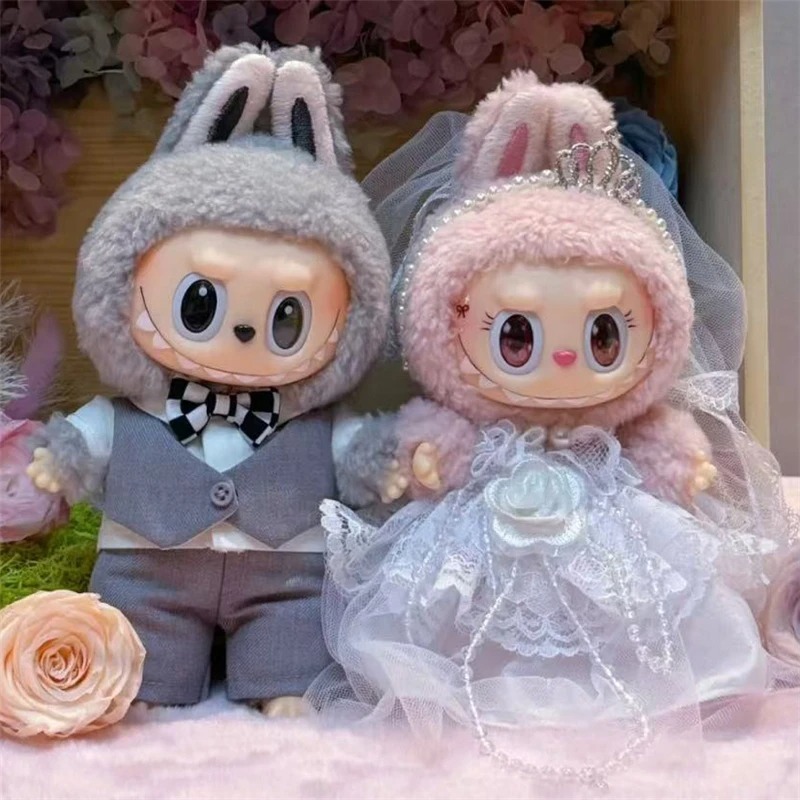 15 17cm For Labubu Doll Weddin - Baby Clothing 评论和价格