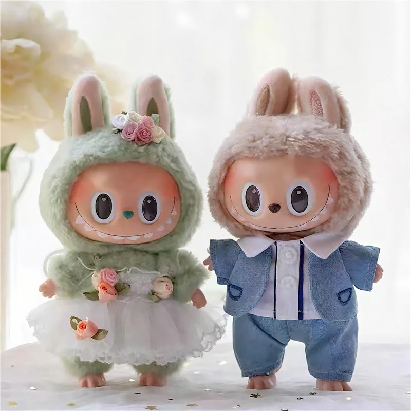15 17cm For Labubu Doll Weddin - Baby Clothing 评论和价格