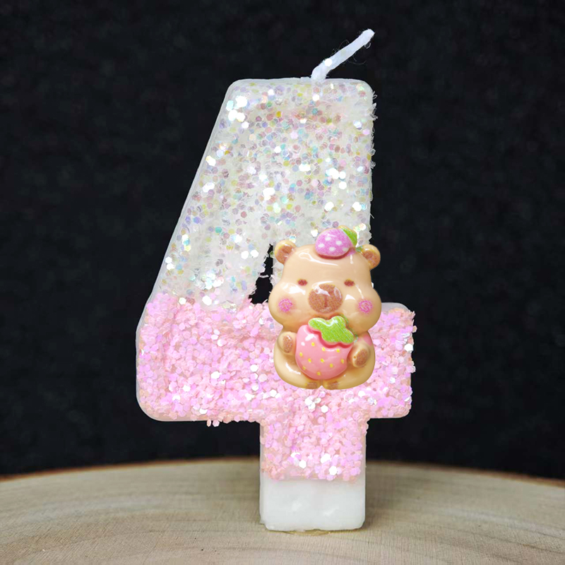 New Capybara Candles Cake Deco - Baby Zebra Clothing 评论和价格