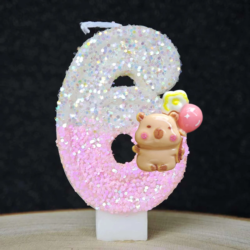 New Capybara Candles Cake Deco - Baby Zebra Clothing 评论和价格