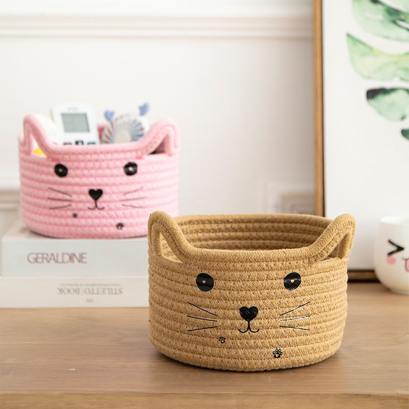 Cute Storage Baskets Cotton Wo - Baby Clothing Basket 评论和价格