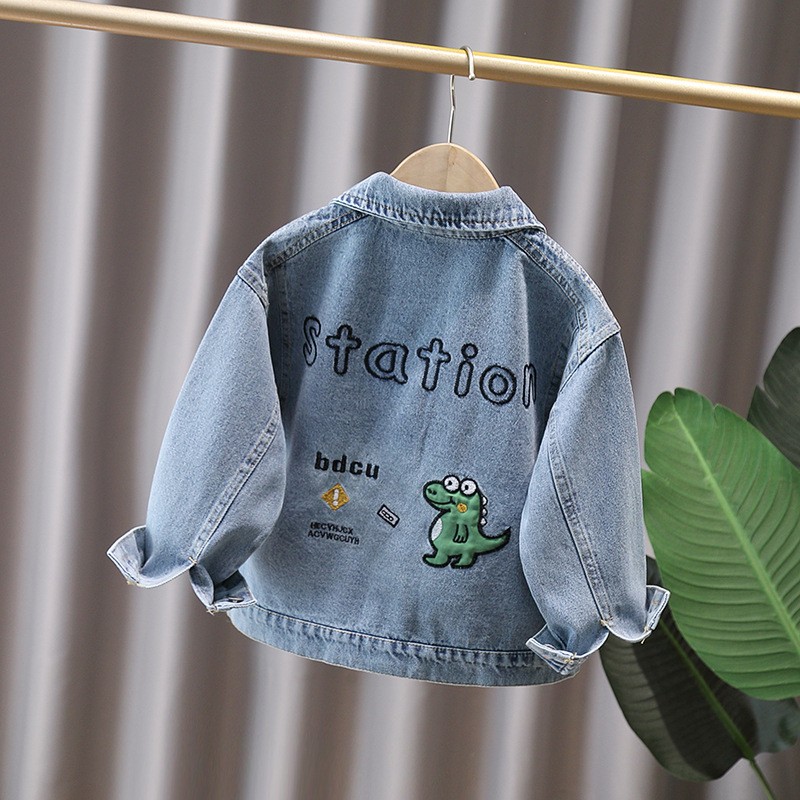 Cute Style Baby Child Denim Ja - Baby Clothing 评论和价格