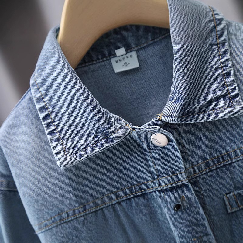 Cute Style Baby Child Denim Ja - Baby Clothing 评论和价格