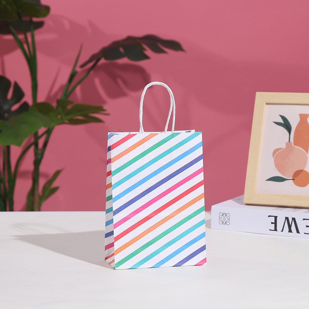 30pcs Stripe Kraft Paper Gift  - Baby Zebra Clothing 评论和价格