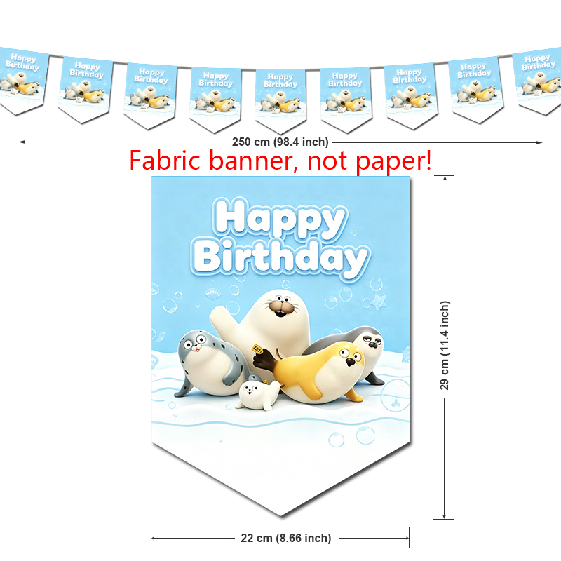 Angry Blob Seal Birthday Party - Baby Zebra Clothing 评论和价格