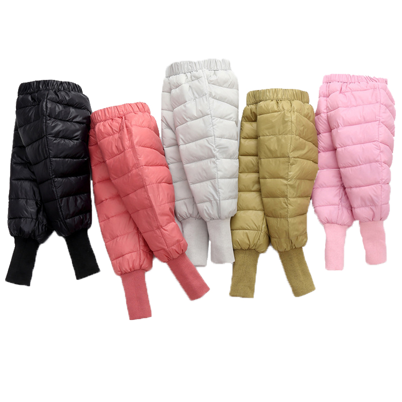Girls Boys Warm Down Pants Win - Baby Clothing High Quality 评论和价格