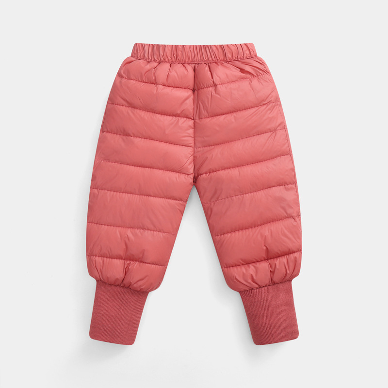 Girls Boys Warm Down Pants Win - Baby Clothing High Quality 评论和价格