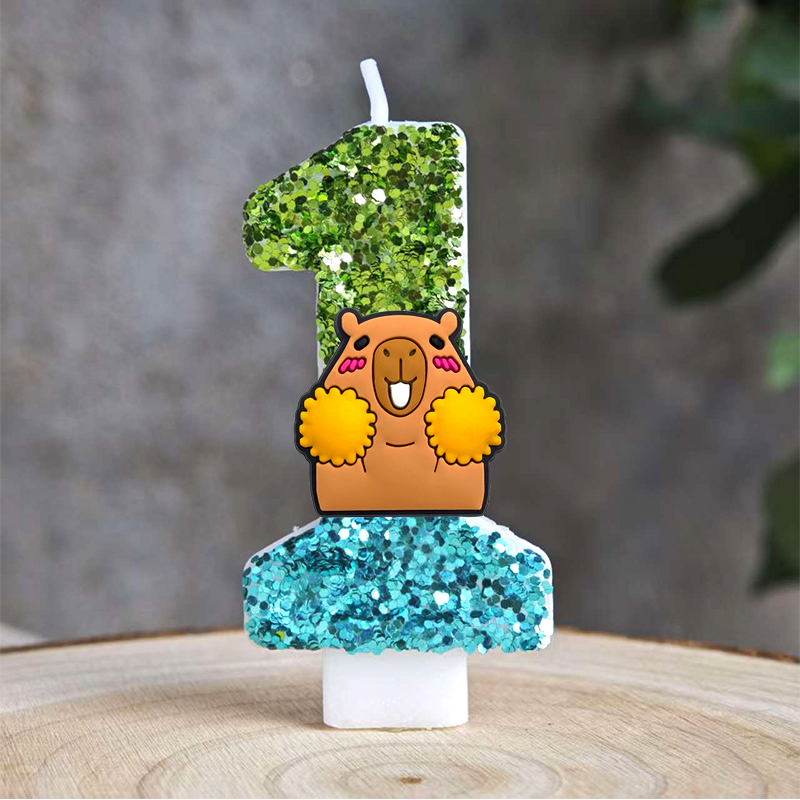Cute Capybara Candles Theme 0- - Baby Zebra Clothing 评论和价格