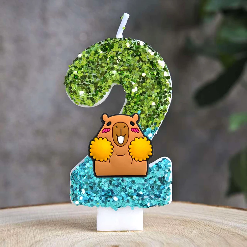 Cute Capybara Candles Theme 0- - Baby Zebra Clothing 评论和价格