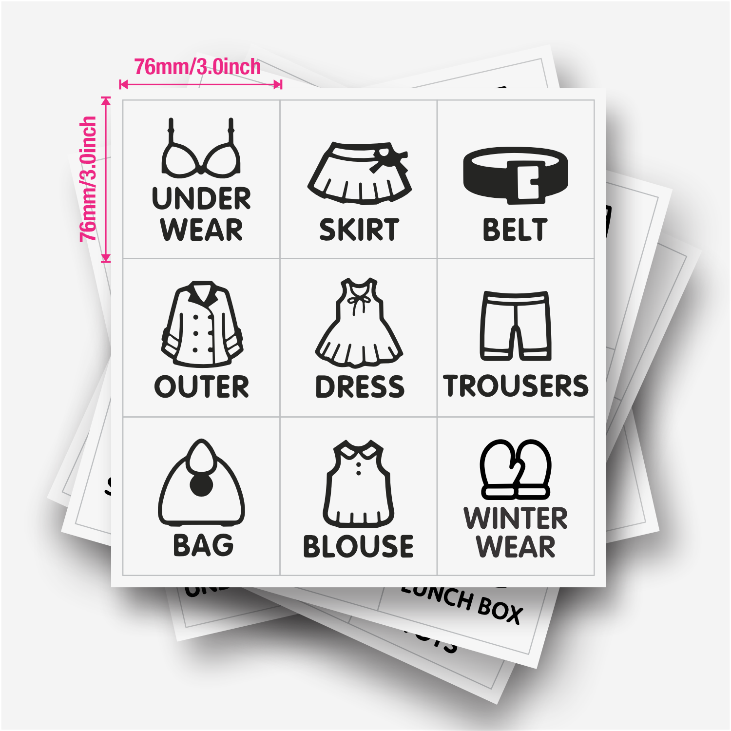 9 pcs/Sheet, Wardrobe Organize - Baby Clothing Us 评论和价格