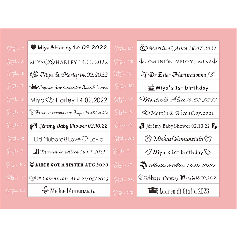 100pcs Personalized Colored Wo - Baby Zebra Clothing 评论和价格