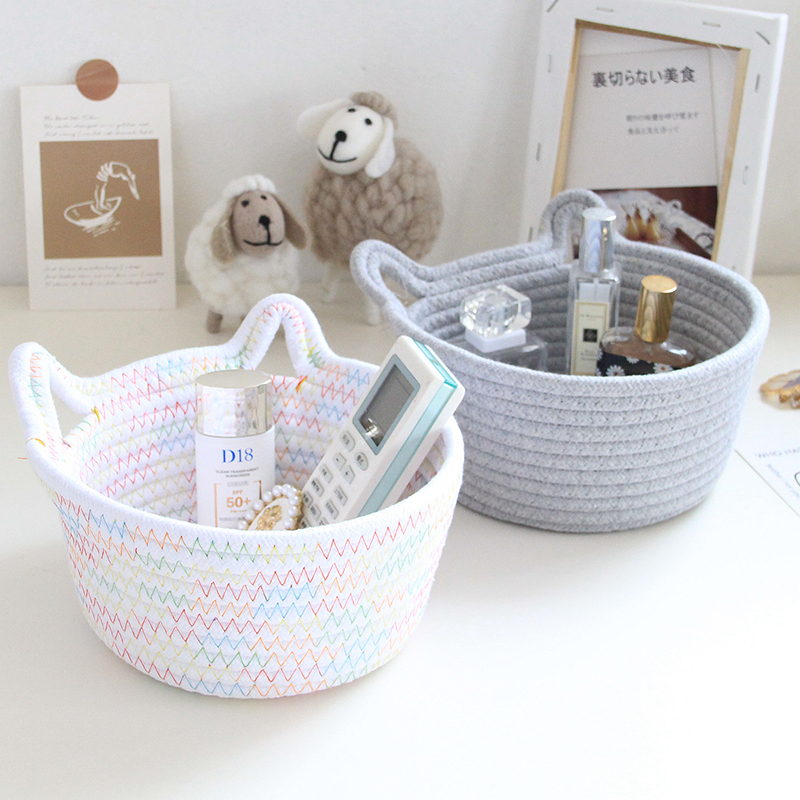 Cotton Cat Ear Shape Desktop S - Baby Clothing Basket 评论和价格
